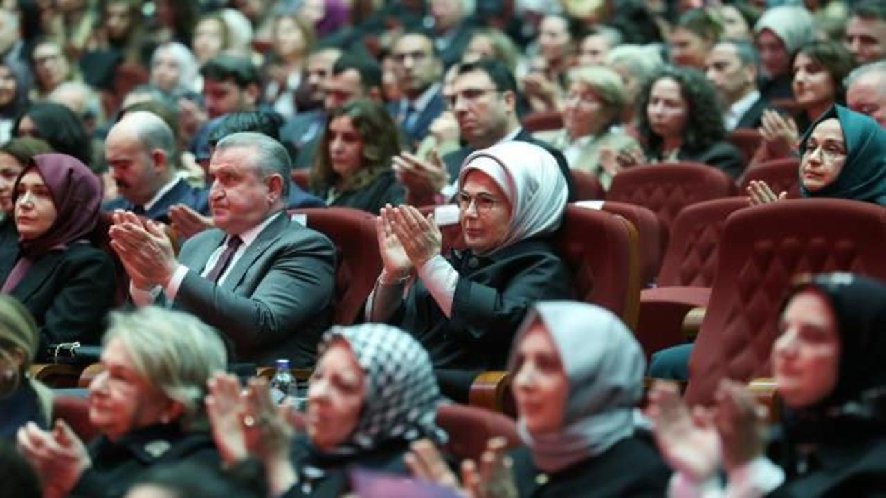 Emine Erdoğan'dan kadına yönelik şiddete karşı net mesaj