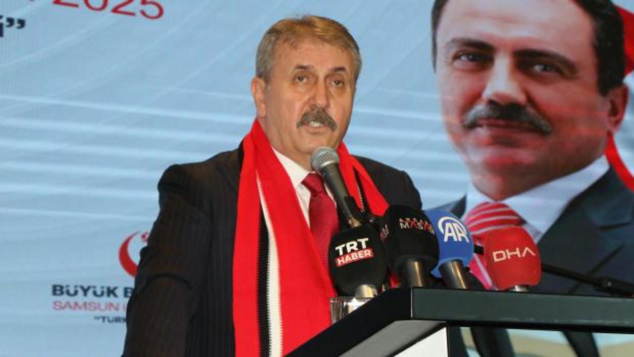 BBP Genel Başkanı Destici: Hi&ccedil;bir şeyi kabul etmiyoruz