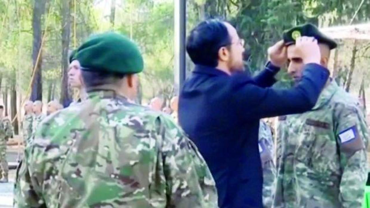 Provokatif askeri tören! Jet cevap: Türk iradesi karşısında karşılık bulamayacak