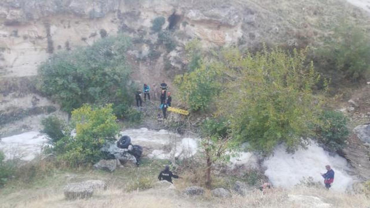 Şarampole devrilen araç bir gün sonra fark edildi: 1 ölü, 1 yaralı