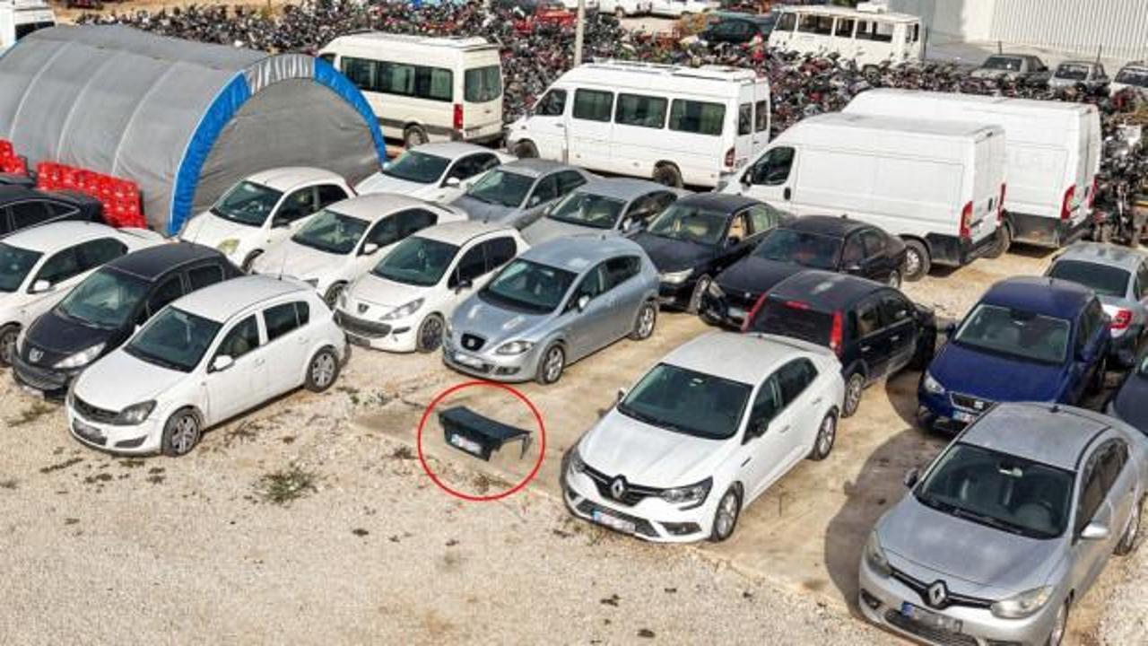 'Hacizli bagaj kapağı' 3 yıldır otoparkta bekliyor! Fıkra gibi olay
