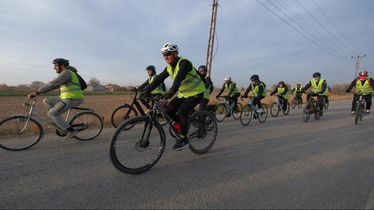 Konya Büyükşehir'in bisiklet turlarında rota bu kez Lystra Antik Kenti oldu