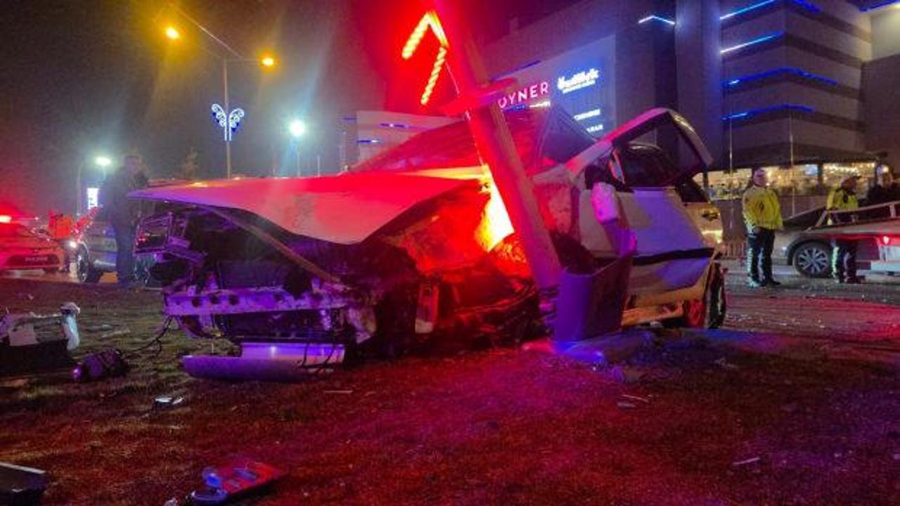 Polisten kaçan sürücü ortalığı savaş alanına çevirdi