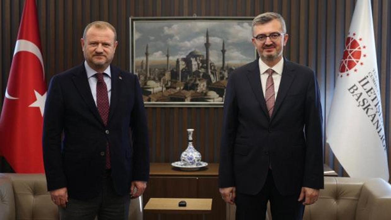 RTÜK Başkanı Daniş'ten İletişim Başkanı Duran'a ziyaret