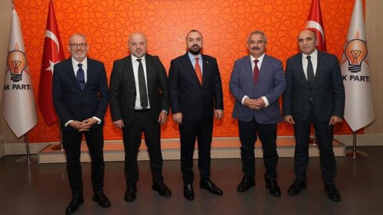 TÜBAF'tan AK Parti Genel Başkan Yardımcısı Faruk Acar'a ziyaret