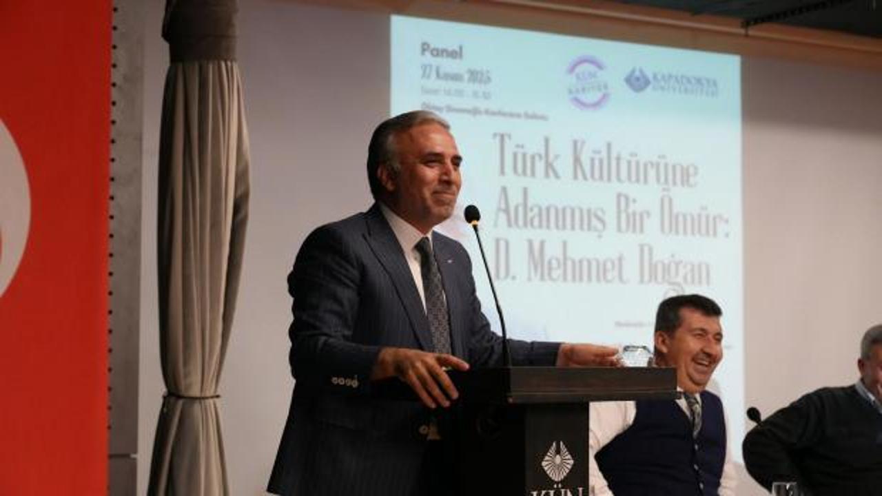 “Türk Kültürüne Adanmış Bir Ömür: D. Mehmet Doğan” Kapadokya Üniversitesi’nde anıldı