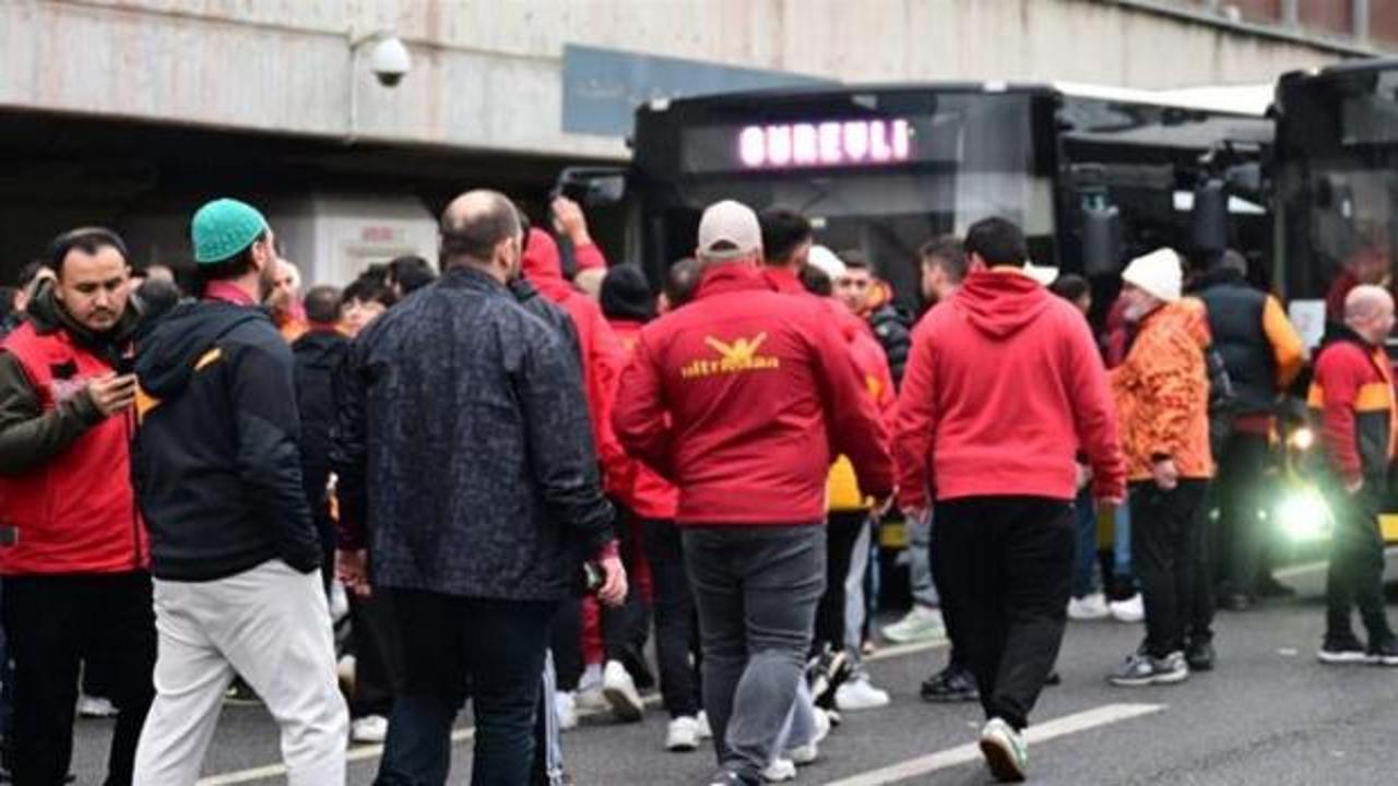 2 bin 500 Galatasaray taraftarı derbi için stada geldi