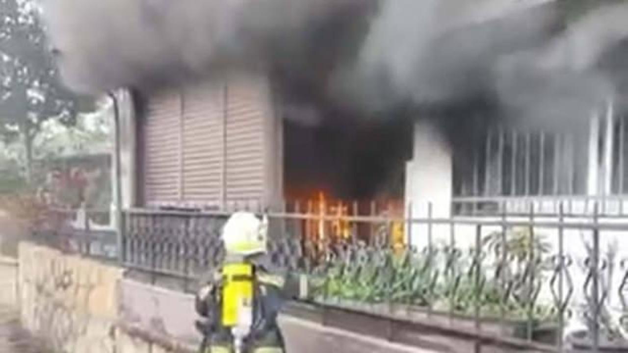 Ailesi ile tartışıp evi ateşe verdi