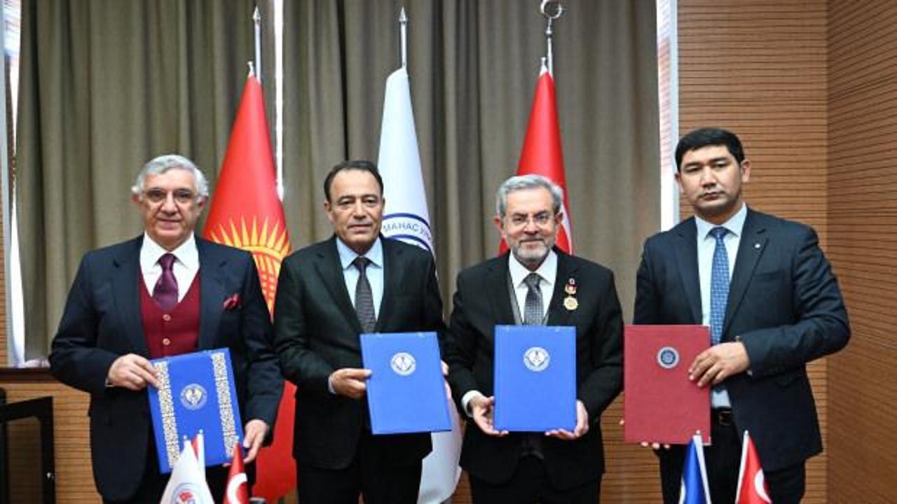 Ankara Üniversitesi, Kırgızistan'da iki üniversiteyle işbirliği protokolü imzaladı