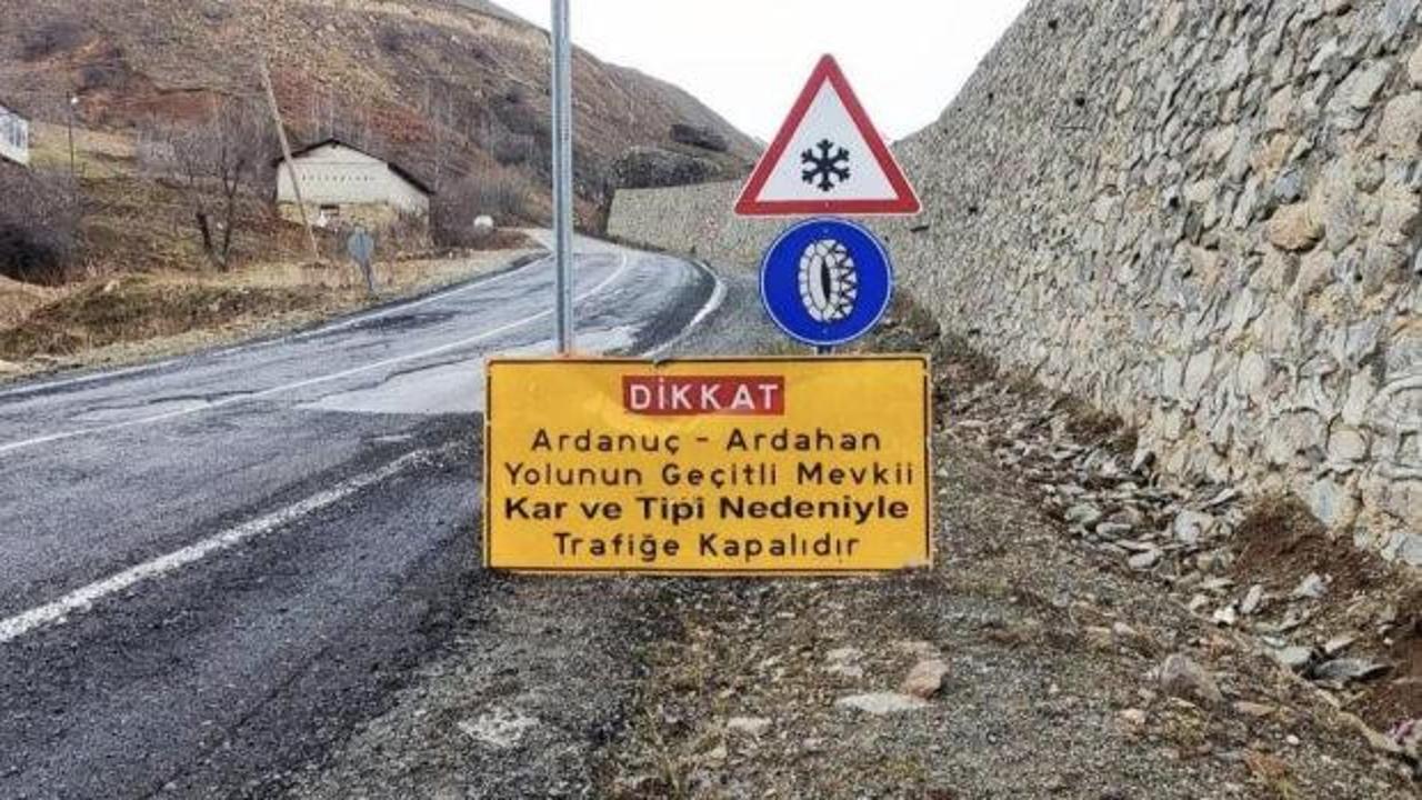 Ardahan-Ardanuç kara yolu kış boyunca ulaşıma kapalı olacak