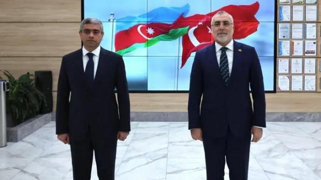Bakan Işıkhan, Azerbaycanlı mevkidaşı Aliyev ile bir araya geldi