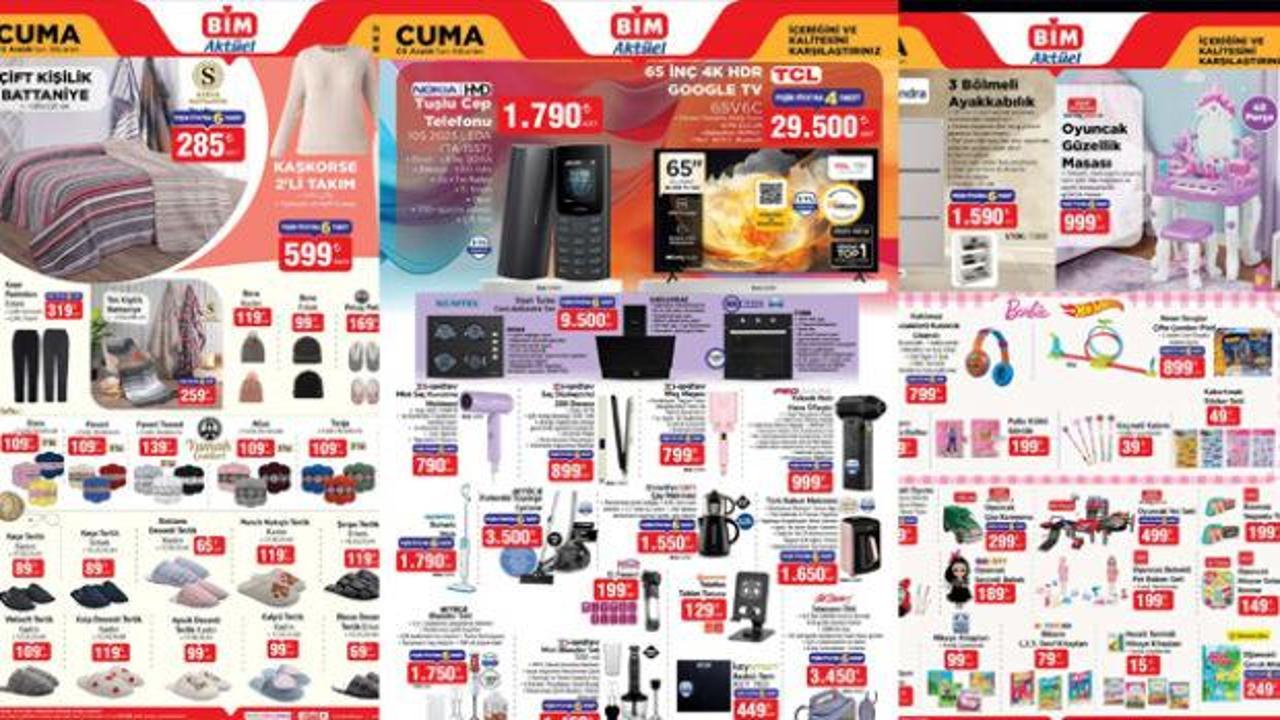 BİM 5 Aralık Aktüel Ürünler Kataloğu: Nokia Tuşlu Cep Telefonu, Süpürge, Kahve Makinesi...
