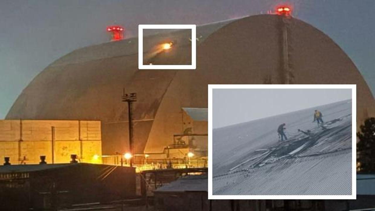 Çernobil'de tehlike! Sızıntı önleyici vuruldu