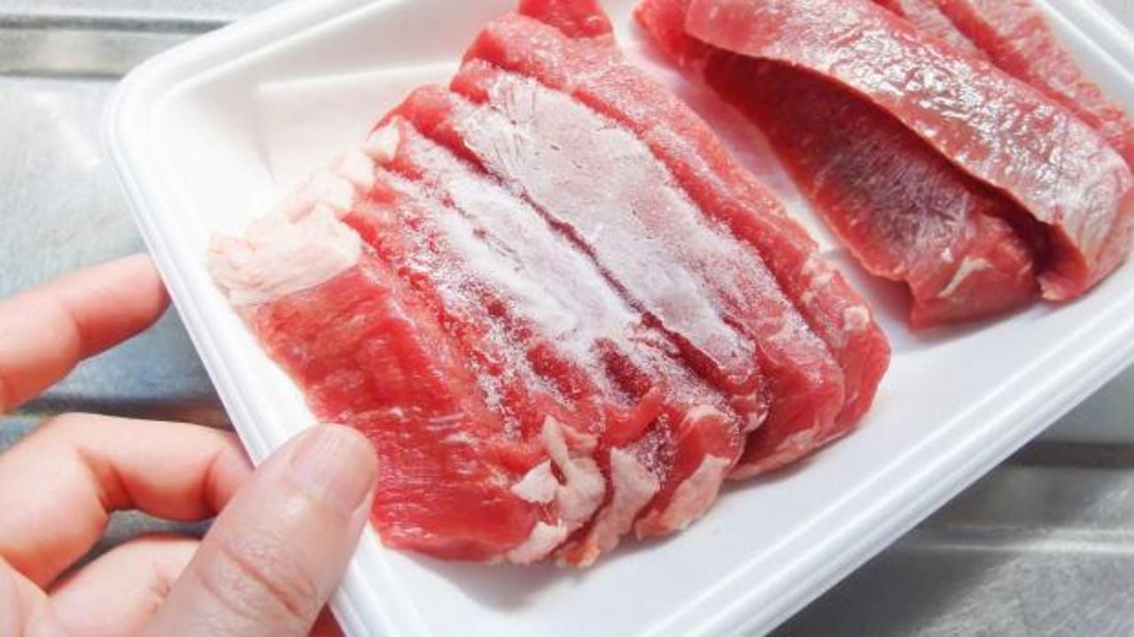 Donmuş eti en hızlı ve güvenli çözmenin püf noktaları