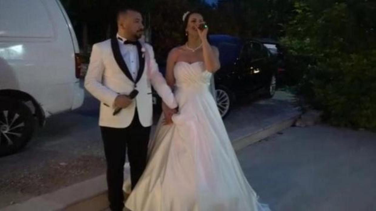 Düğünlerinde söyledikleri şarkı başlarına dert oldu!