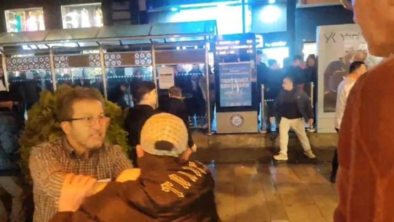 Eskişehir'de iki grubun kavgasını ayırmaya gelen esnaf da kavgaya dahil oldu