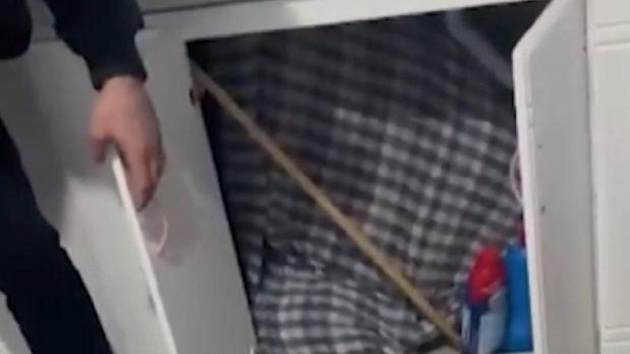 Firari hükümlü mutfak dolabından çıktı