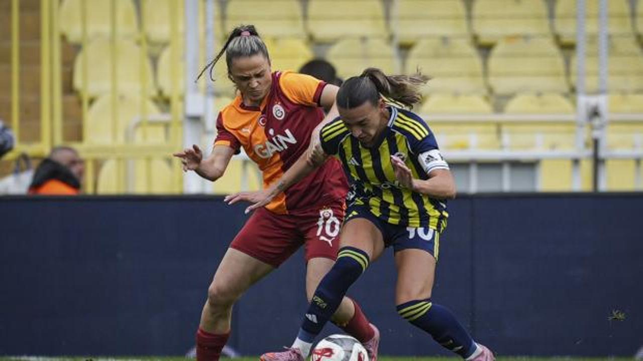 Kadınlar derbisinde 3 puan Fenerbahçe'nin! Galatasaray Kadıköy'de ilki yaşadı