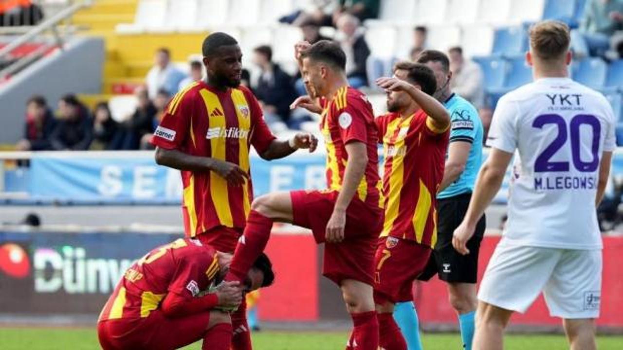 Kayserispor gaza bastı! Son 2 maçta 4 puan