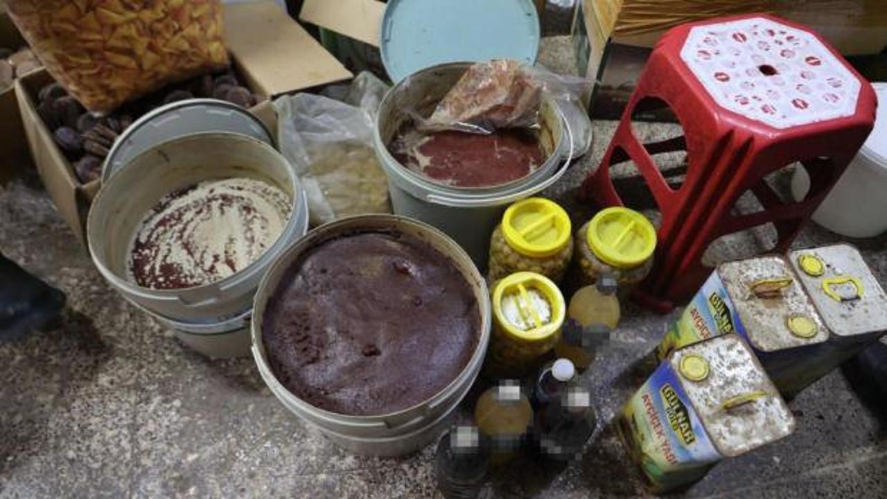 Kilis'te mide bulandıran hijyen skandalı: Merdiven altı üretimde fareler bulundu