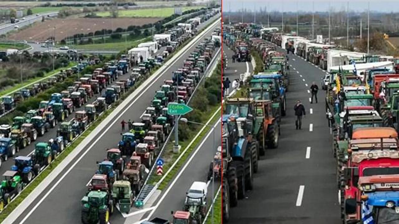 Yunanistan'da çiftçi isyanı