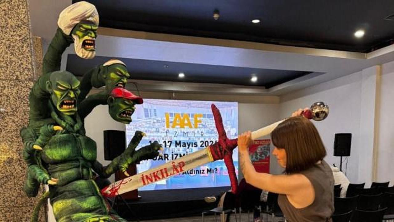 İYİ Partili Murat Katfar’ın Lütfi Kırdar'daki skandal heykeliyle ilgili harekete geçildi!