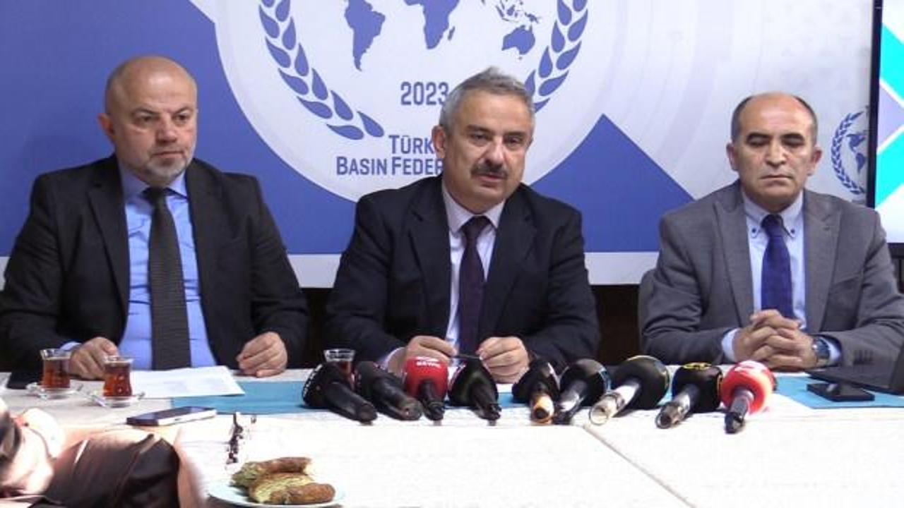 Türkiye Basın Federasyonu'ndan sokak provokatörlerine sert tepki!