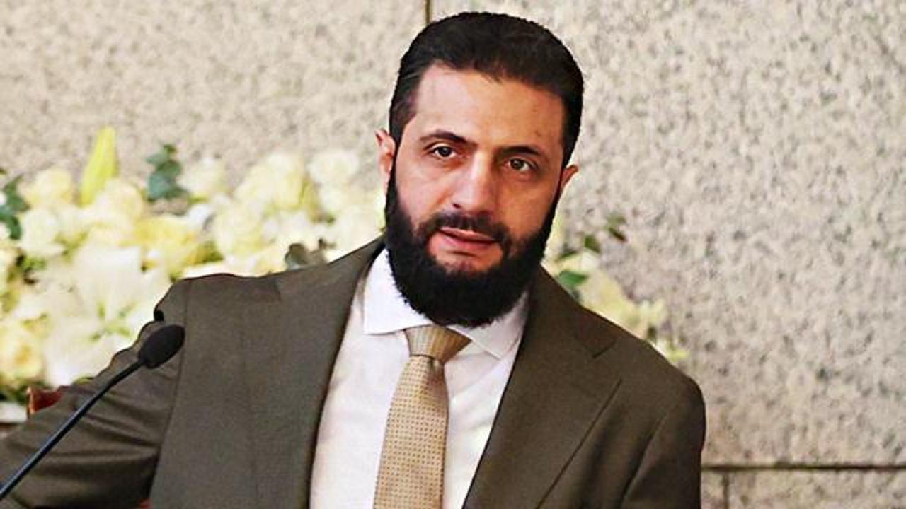 Şara: Suriye'de 4 yıl sonra se&ccedil;im yapılacak