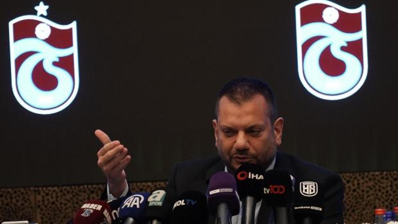Trabzonspor Başkanı: 'Penaltı pozisyonu tam skandal, TFF Başkanı gereğini yapacak'