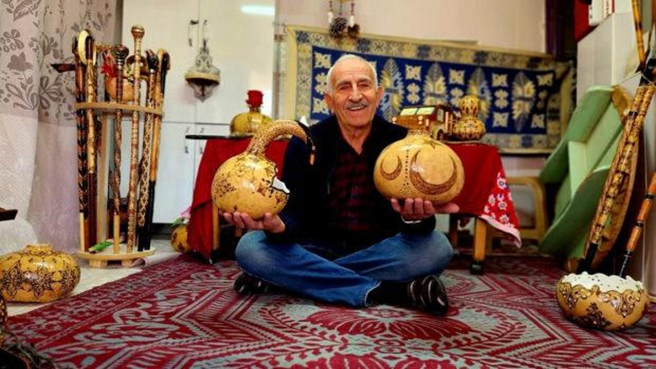 Türk kültürüne ait motifler, Hasan ustanın 29 yıllık emeğine ilham veriyor