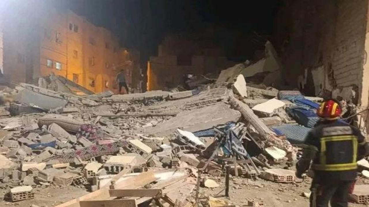 Fas'ta iki bina çöktü! Onlarca ölü ve yaralı var