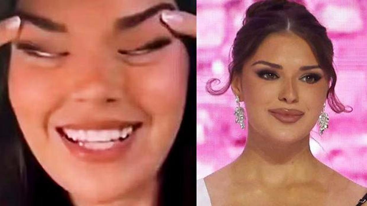 Tek hareketi yetti! G&uuml;zellik tacı elinden alındı