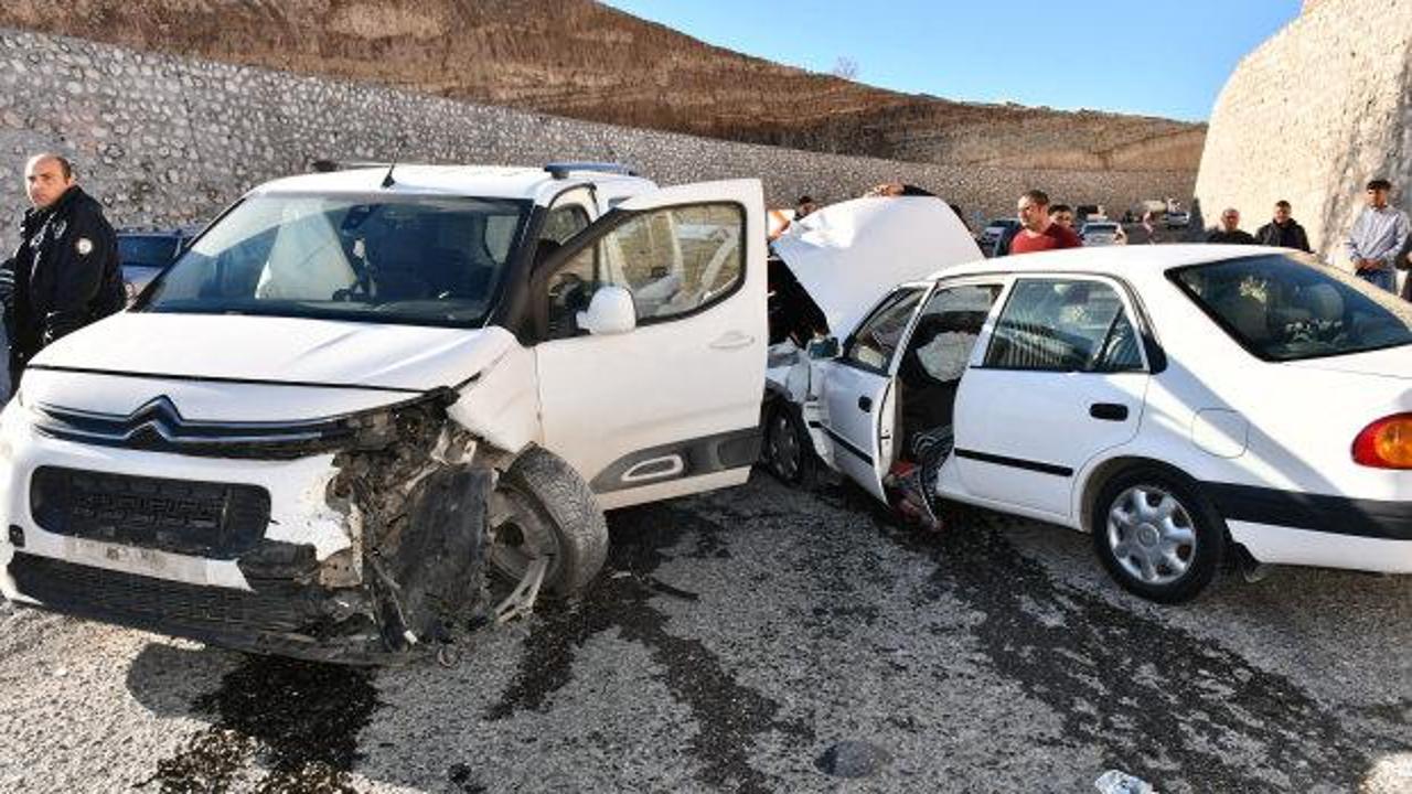 Adıyaman'da zincirleme kaza
