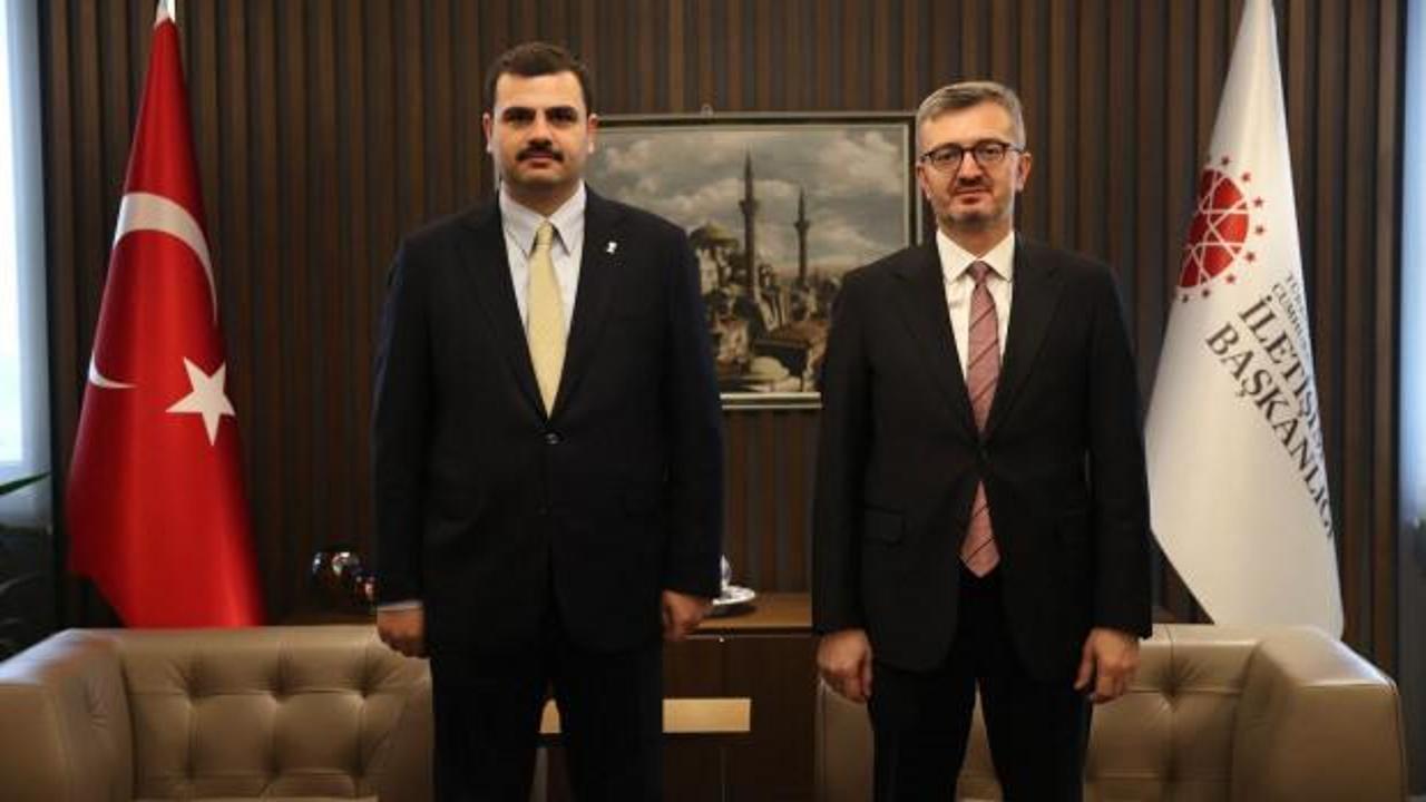 AK Parti Genel Sekreteri İnan'dan, İletişim Başkanı Duran'a ziyaret