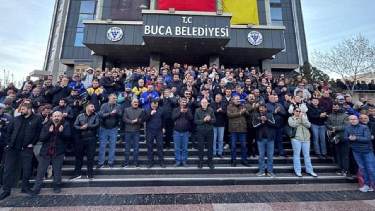 'Çöp dağlarının sebebi biz değiliz' diyen Buca Belediyesi işçileri iş bıraktı