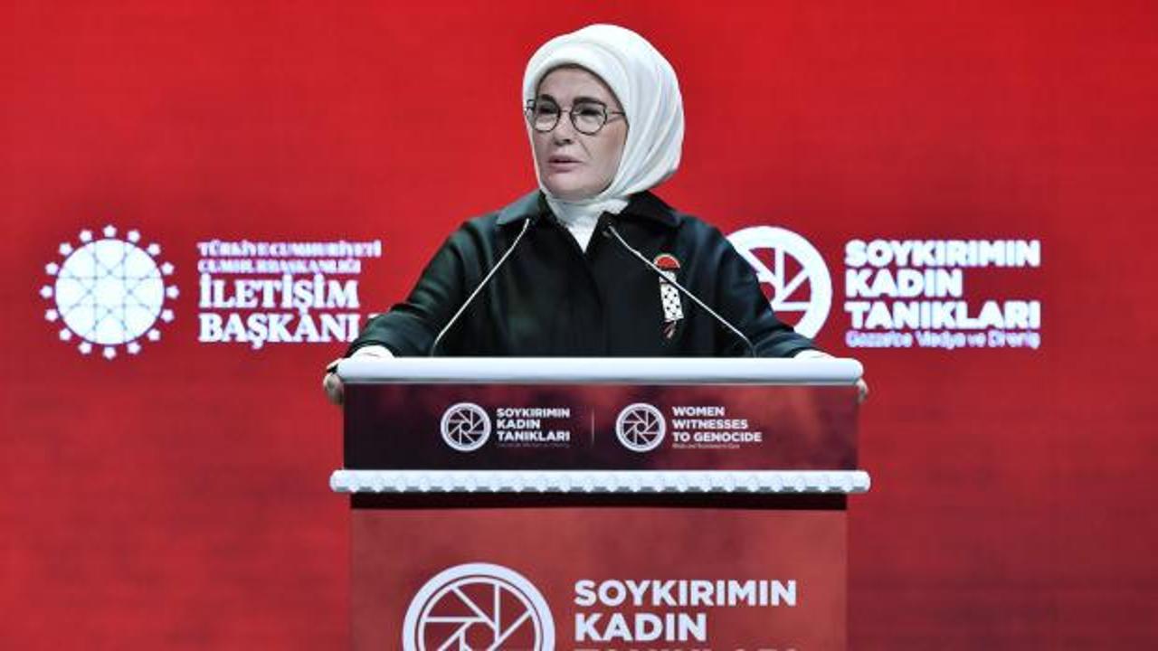 Emine Erdoğan'dan Gazze mesajı