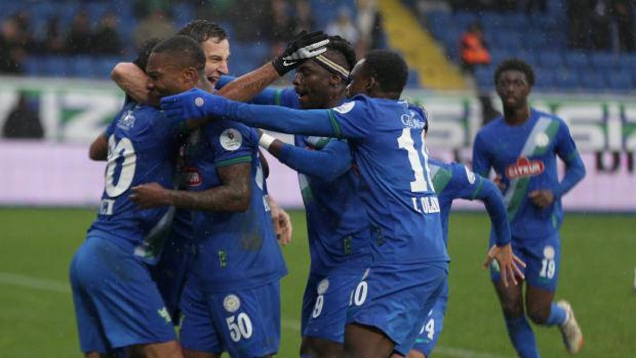 Farklı kazanan Çaykur Rizespor galibiyeti hatırladı