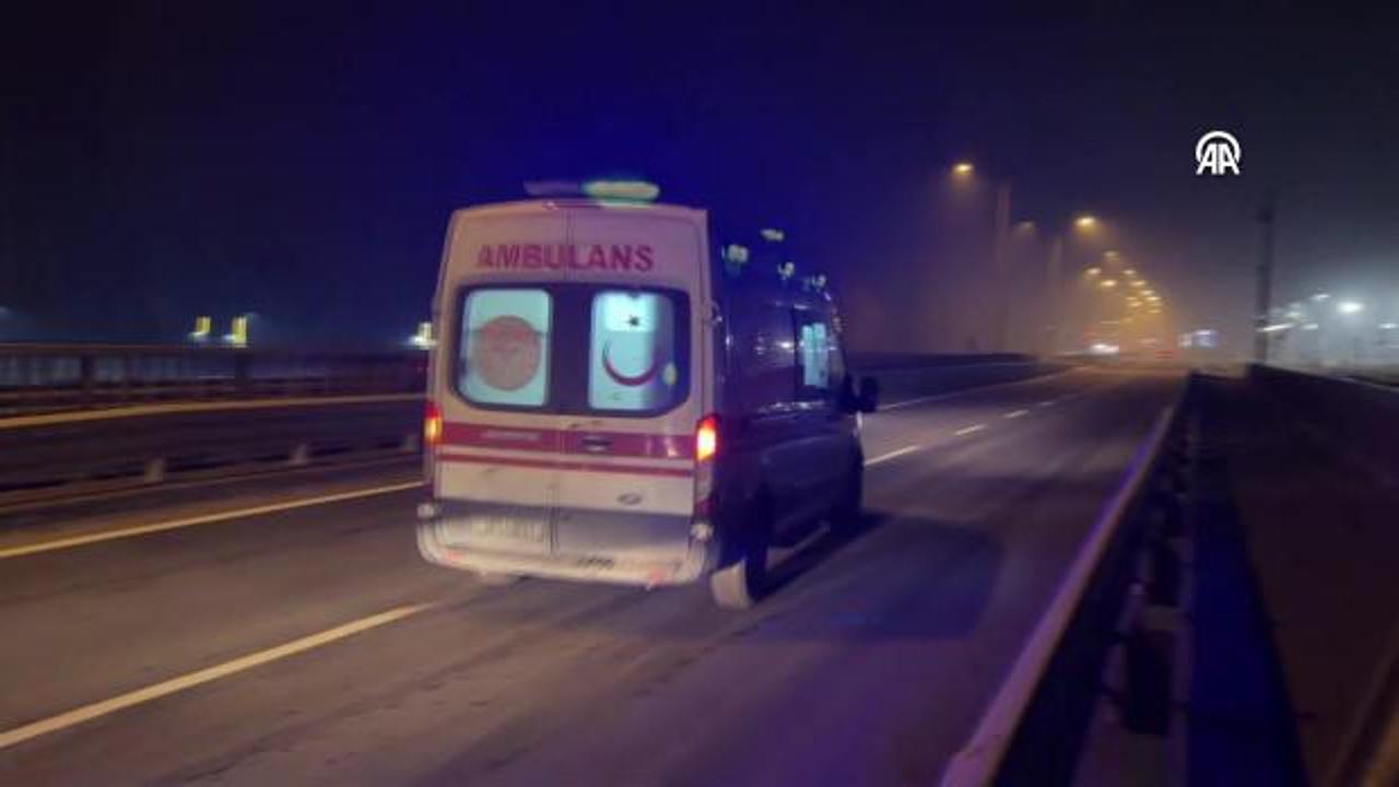 Köprüden düştü! AFAD ekipleri kurtardı