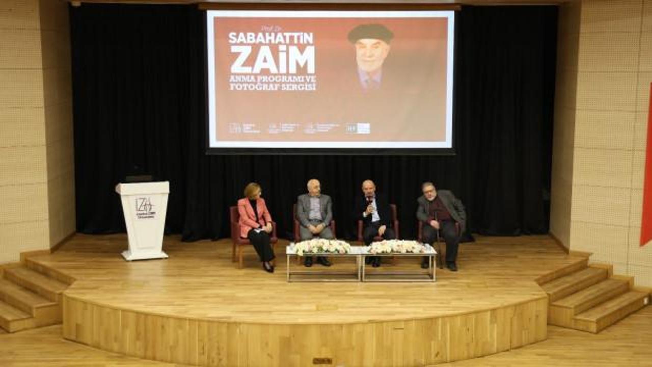 Sabahattin Zaim, vefatının 18. yılında İZÜ’de anıldı