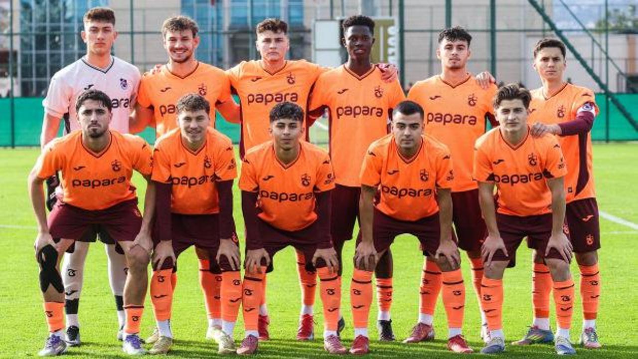 Trabzonspor-Beşiktaş U19 derbisi nefes kesti! Zirve yolunda değerli 3 puan