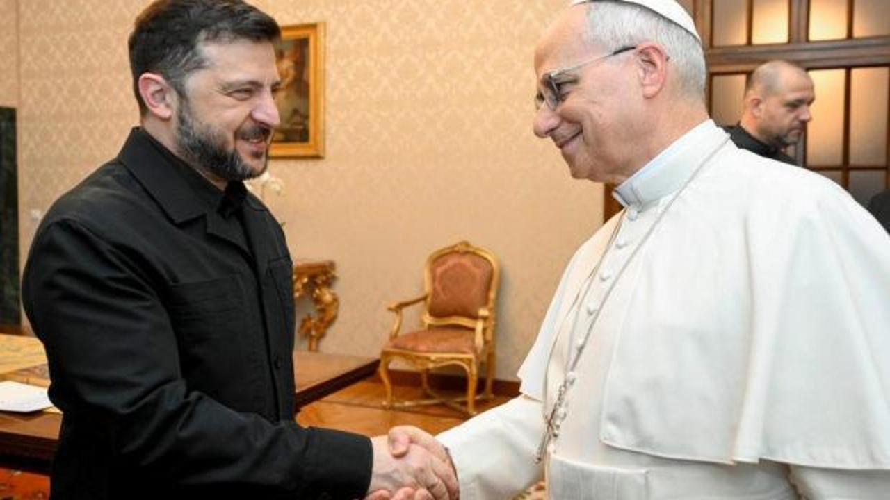 Volodimir Zelenskiy, Papa 14. Leo ile bir araya geldi
