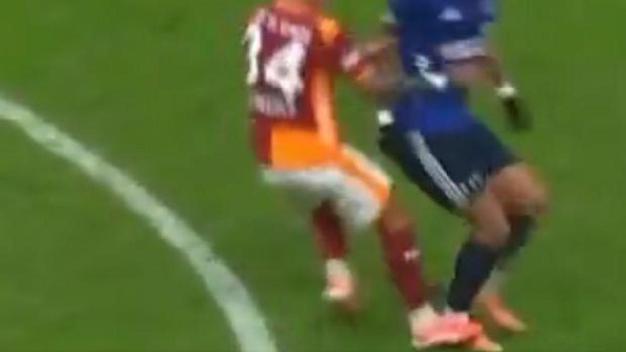 Eski hakemler yorumladı! Kırmızı kart beklemişlerdi, faul verilmedi