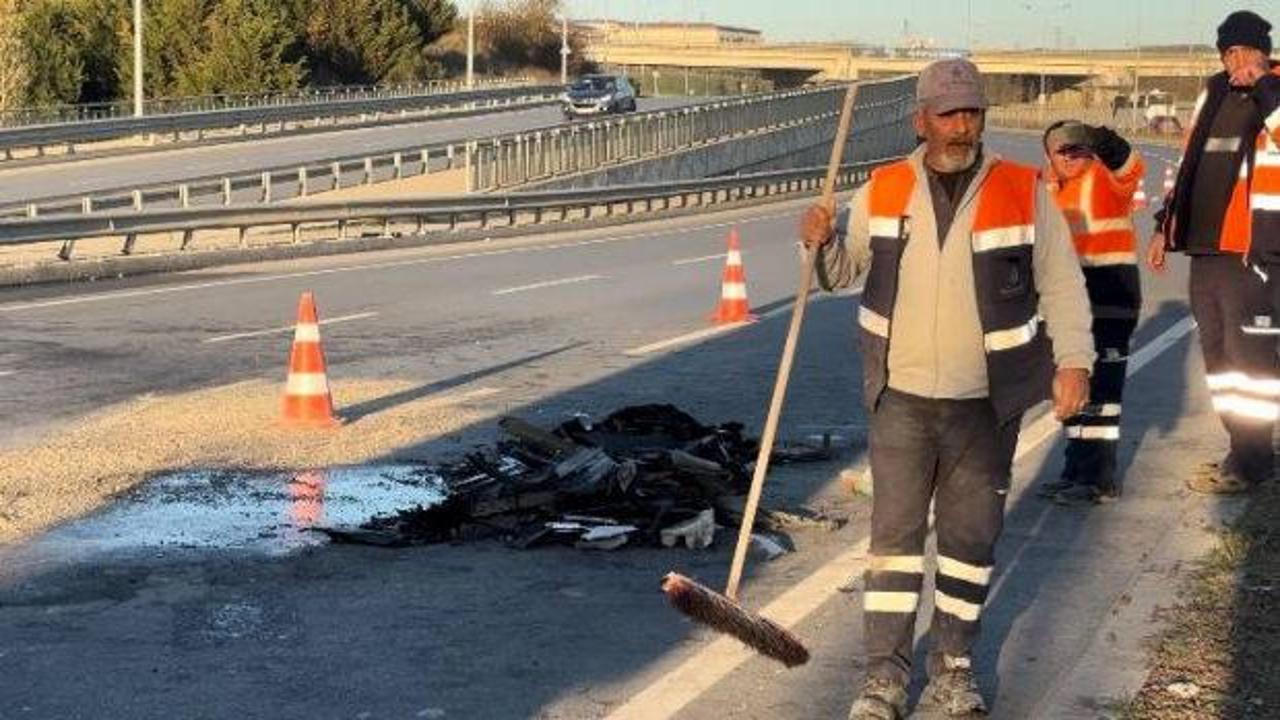  Başakşehir'de trafik kazası: 1 &ouml;l&uuml; 2 ağır yaralı 