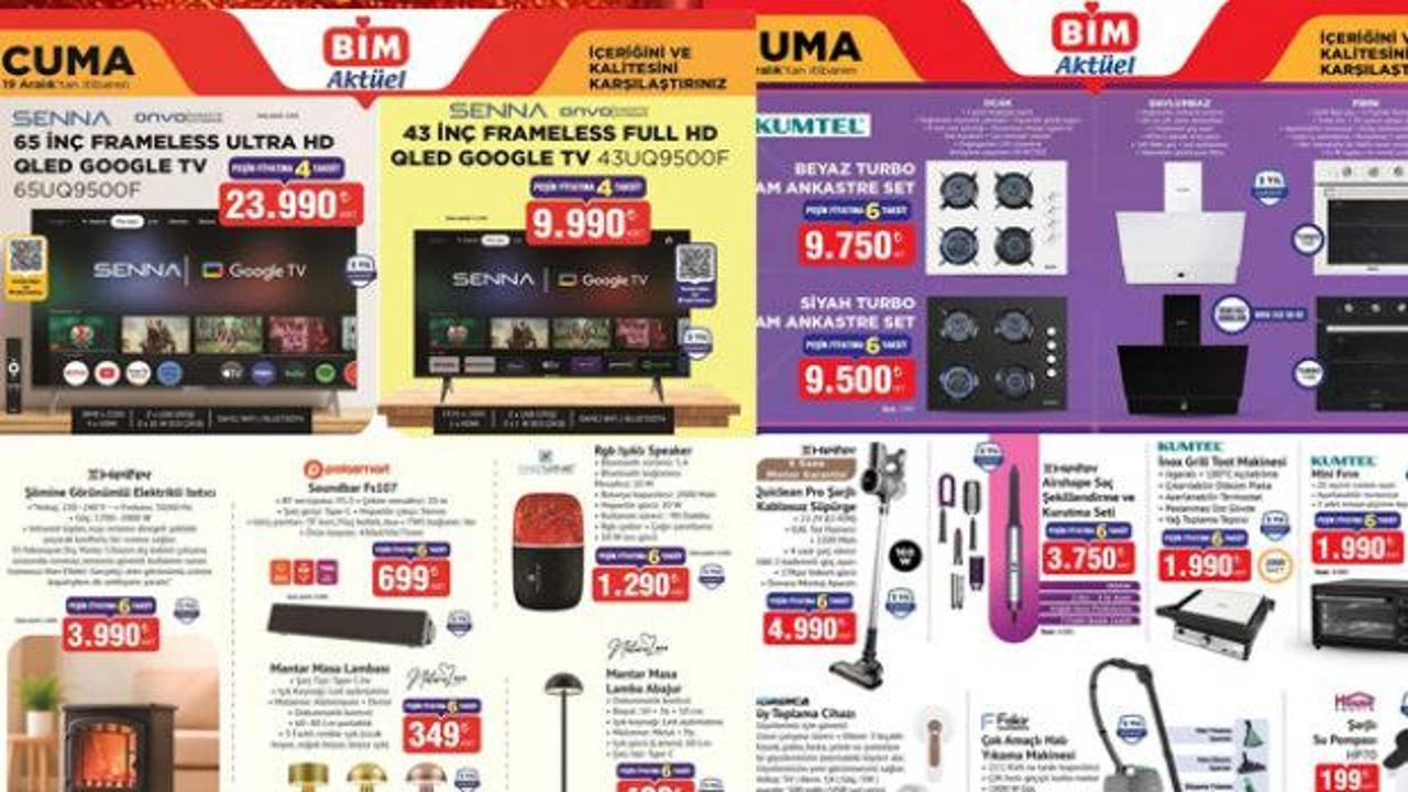 BİM'de bu Cuma neler var? BİM 16-19 Aralık 2025 Akt&uuml;el Kataloğu