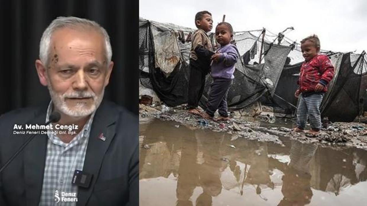 Deniz Feneri'nden vicdanlara kış uyarısı: Gazze'deki &ccedil;ocuklar nasıl dayanacak?