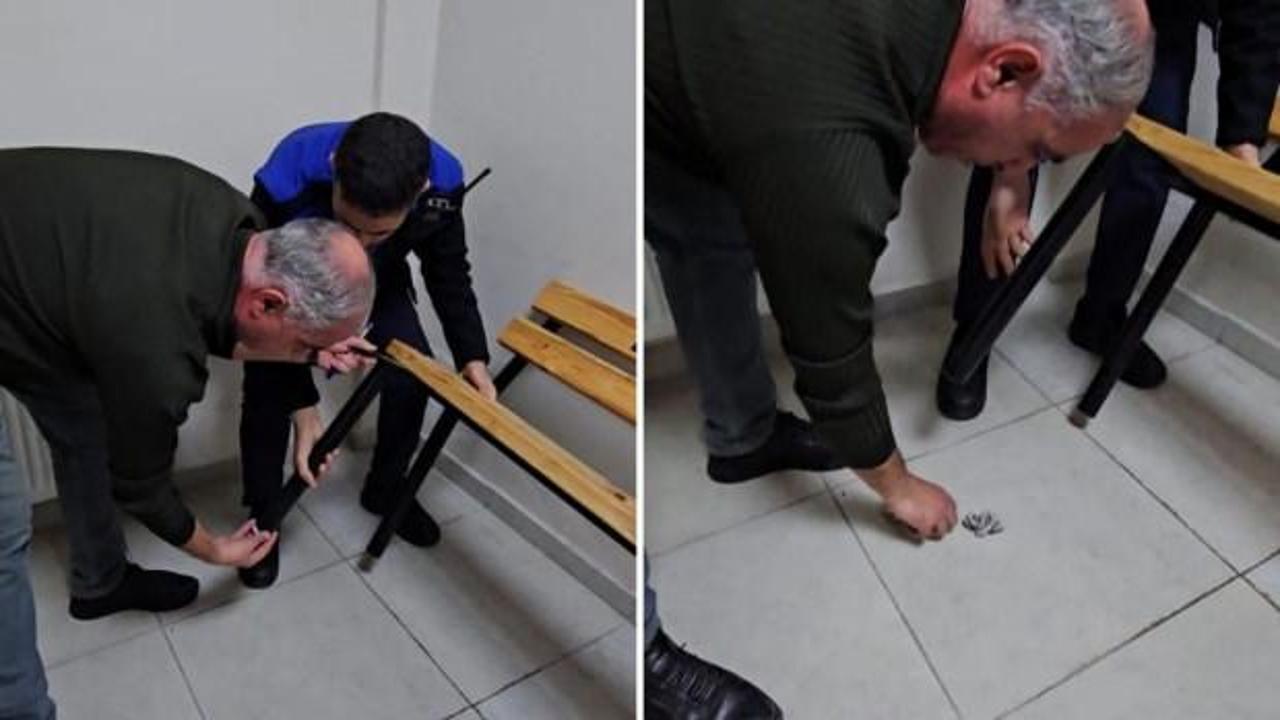 Dilenci yakayı ele verdi, parayı sakladığı yer şaşkına &ccedil;evirdi