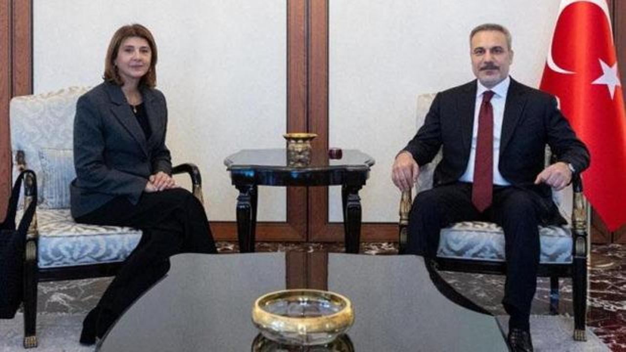 Bakan Fidan, BM Kıbrıs Temsilcisi Cuellar'ı kabul etti