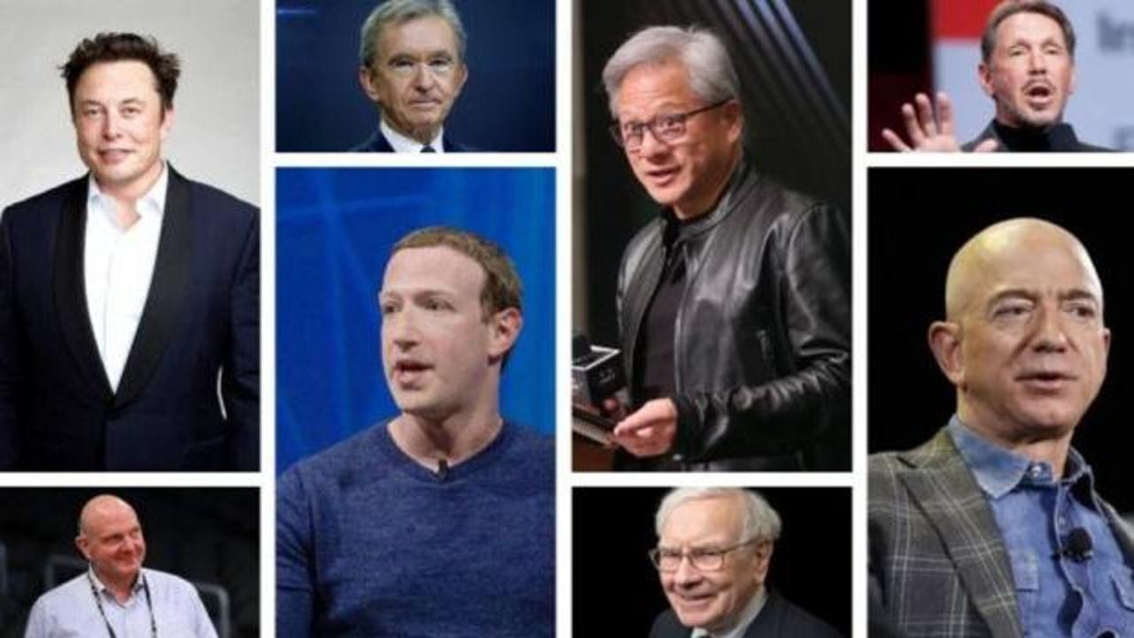 D&uuml;nyanın en zengin 10 insanının serveti a&ccedil;ıklandı