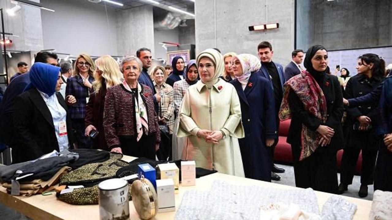 Emine Erdoğan'dan 'Artsın Eksilmesin D&ouml;n&uuml;ş&uuml;m Pazarı'na ilişkin paylaşım