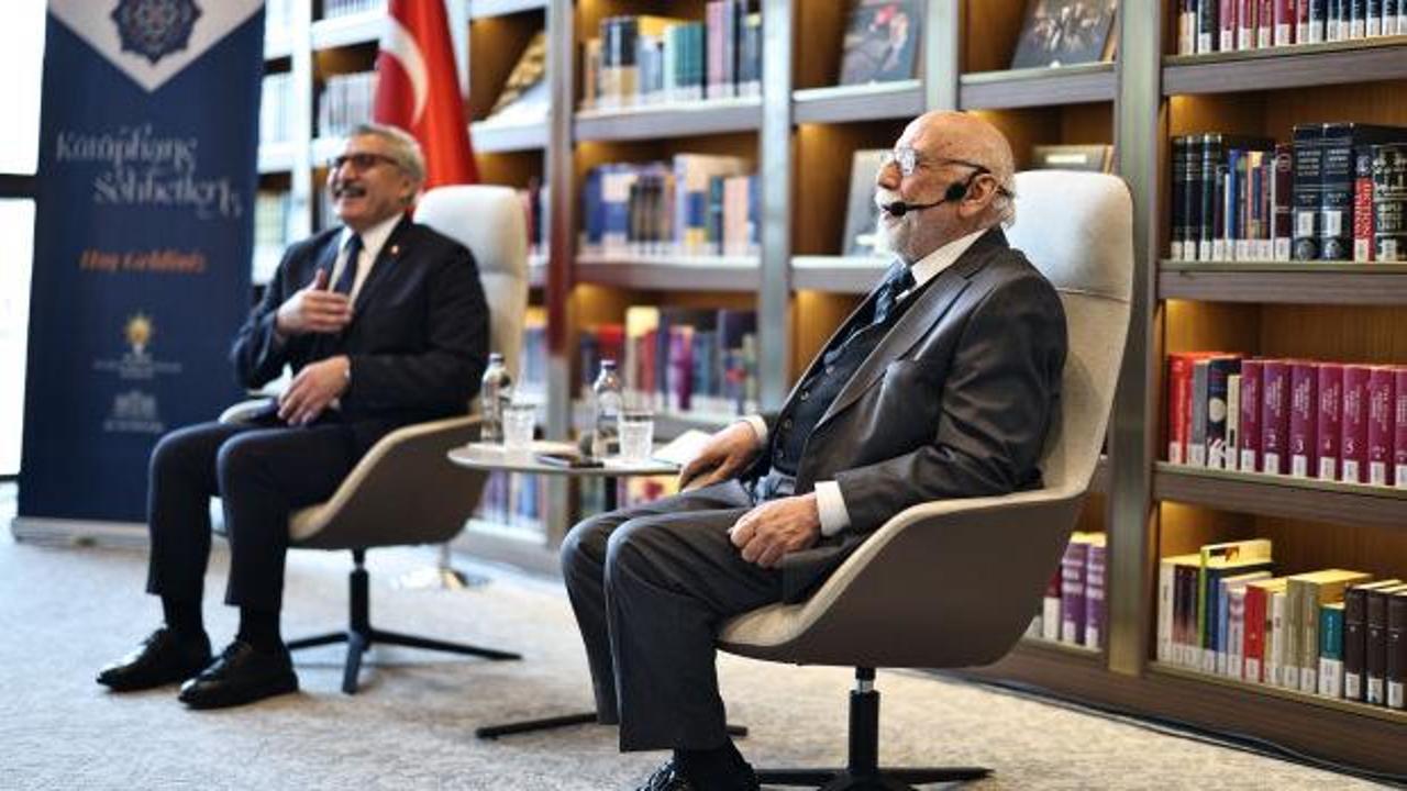 Eski bakanlardan Nabi Avcı, AK Parti "K&uuml;t&uuml;phane Sohbetleri"ne katıldı